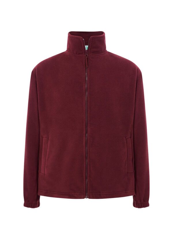 Pile uomo zip intera - Burgundy - taglia 2xl