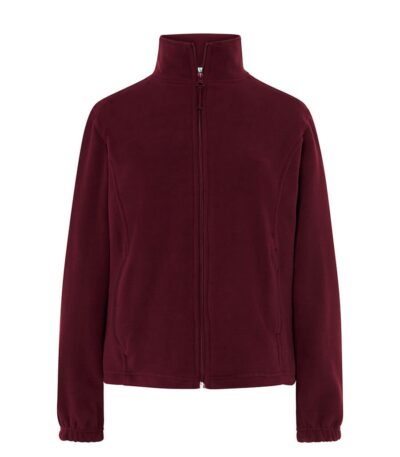 Pile donna zip intera - Burgundy - taglia 2xl