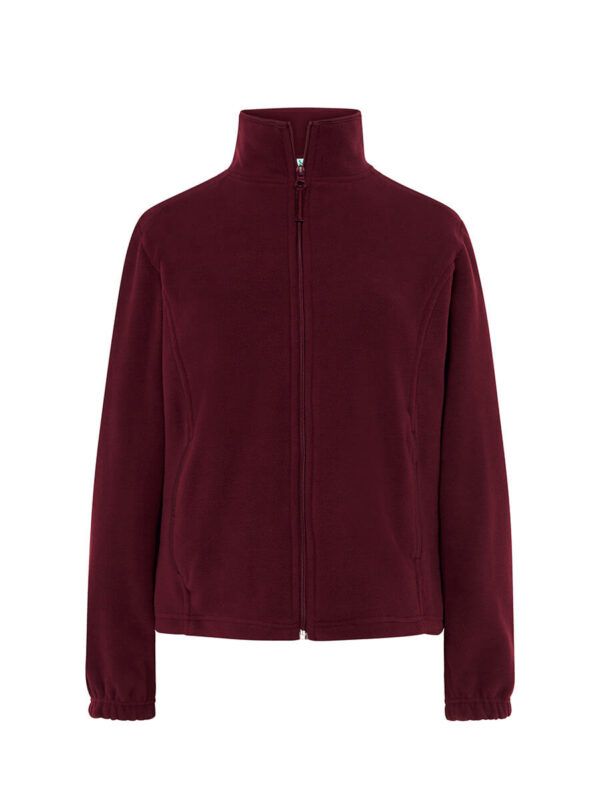 Pile donna zip intera - Burgundy - taglia 2xl