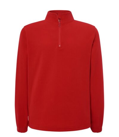 Micropile unisex mezza zip - Red - taglia 2xl