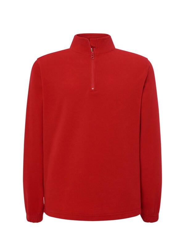 Micropile unisex mezza zip - Red - taglia 2xl