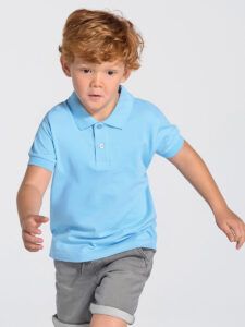Polo bambino manica corta regular