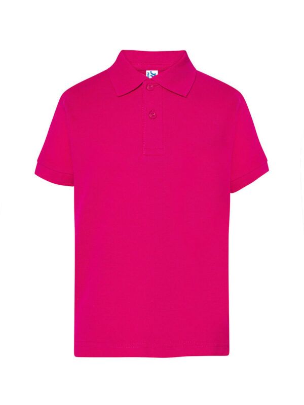 Polo bambino manica corta regular - Fucsia - taglia 9/11