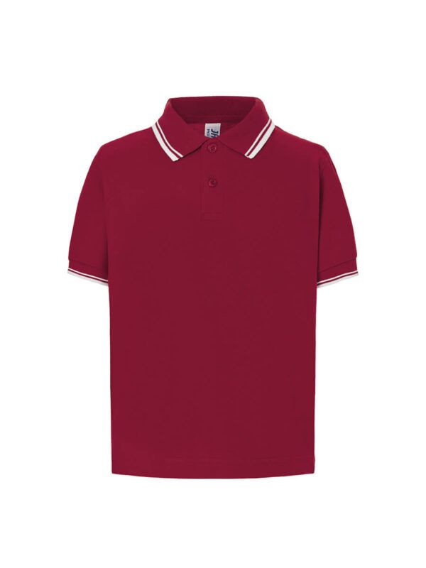 Burgundy/white