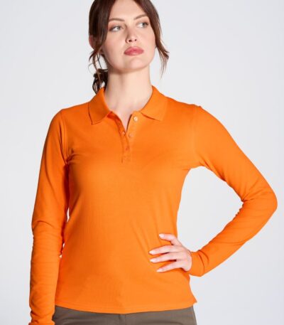 Polo donna manica lunga regular