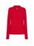 Polo donna manica lunga regular - Red - taglia 2xl