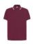 Polo uomo manica corta regular contrast - Burgundy/white - taglia 2xl