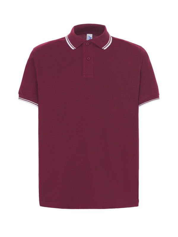 Burgundy/white
