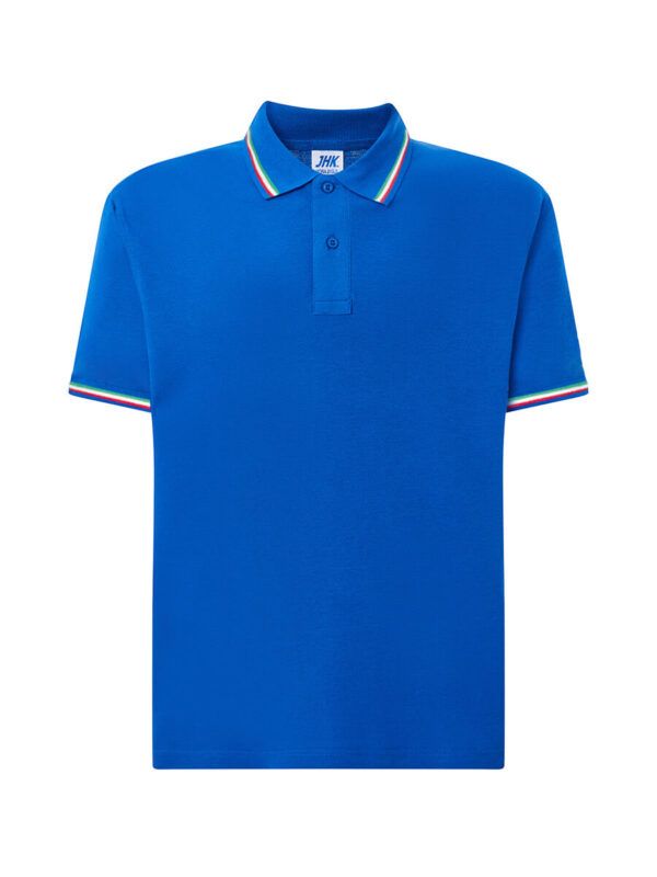 Polo uomo manica corta regular italia - Royal blue - taglia Xs