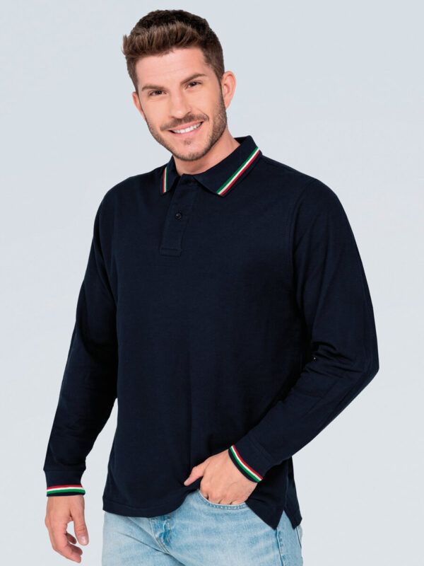 Polo uomo manica lunga regular italia