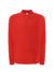 Polo uomo manica lunga regular - Red - taglia 2xl