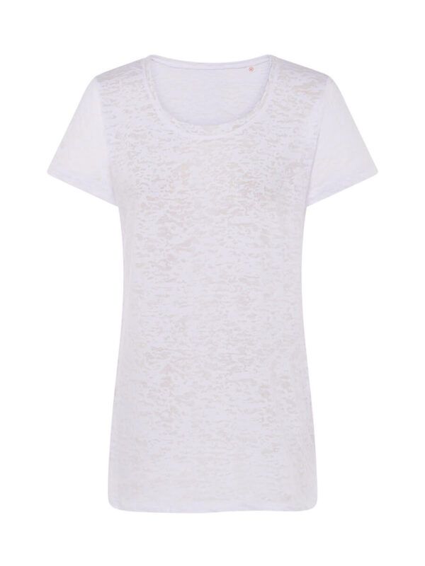 T-shirt donna manica corta sublimatica - White - taglia Xl