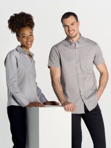 Camicia uomo manica corta oxford