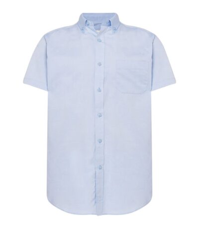 Camicia uomo manica corta oxford - Sky blue - taglia 2xl