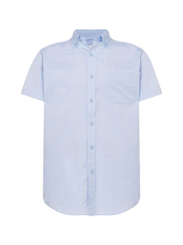 Camicia uomo manica corta oxford - Sky blue - taglia 2xl