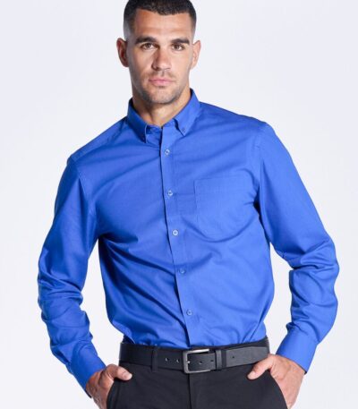 Camicia uomo manica lunga popeline