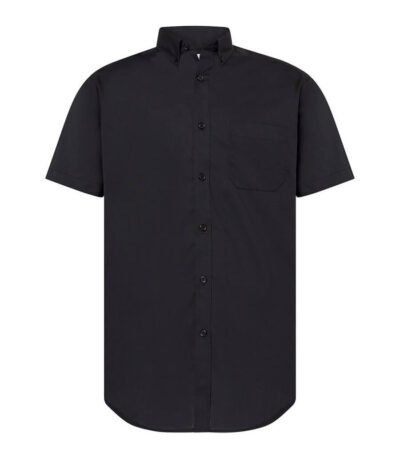 Camicia uomo manica corta popeline - Black - taglia 2xl