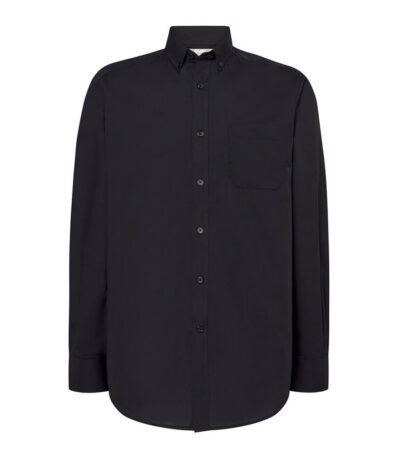 Camicia uomo manica lunga popeline - Black - taglia 2xl