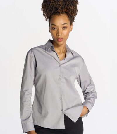 Camicia donna manica lunga oxford