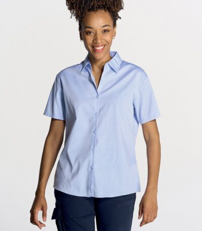 Camicia donna manica corta oxford