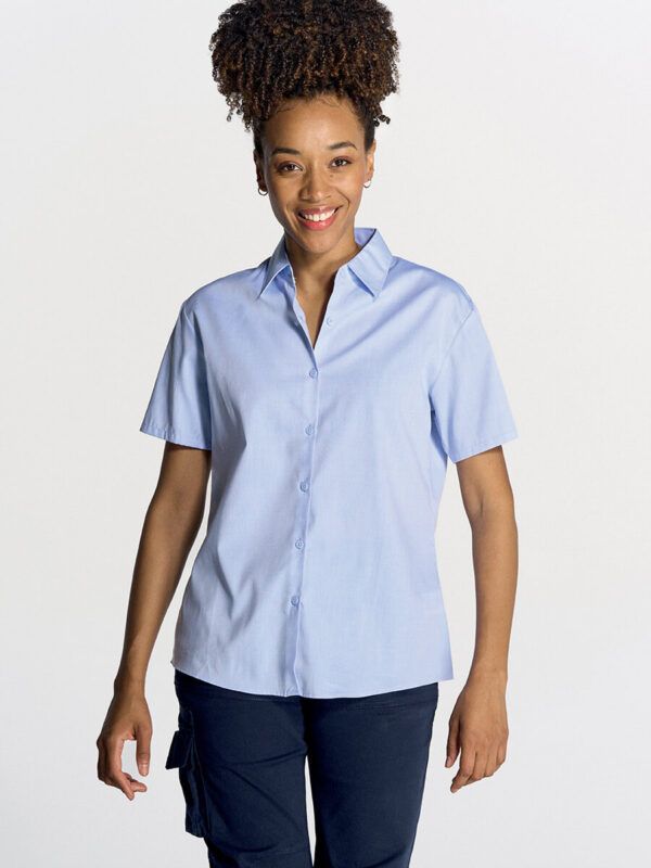 Camicia donna manica corta oxford