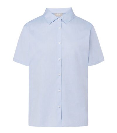 Camicia donna manica corta oxford - Sky blue - taglia 2xl