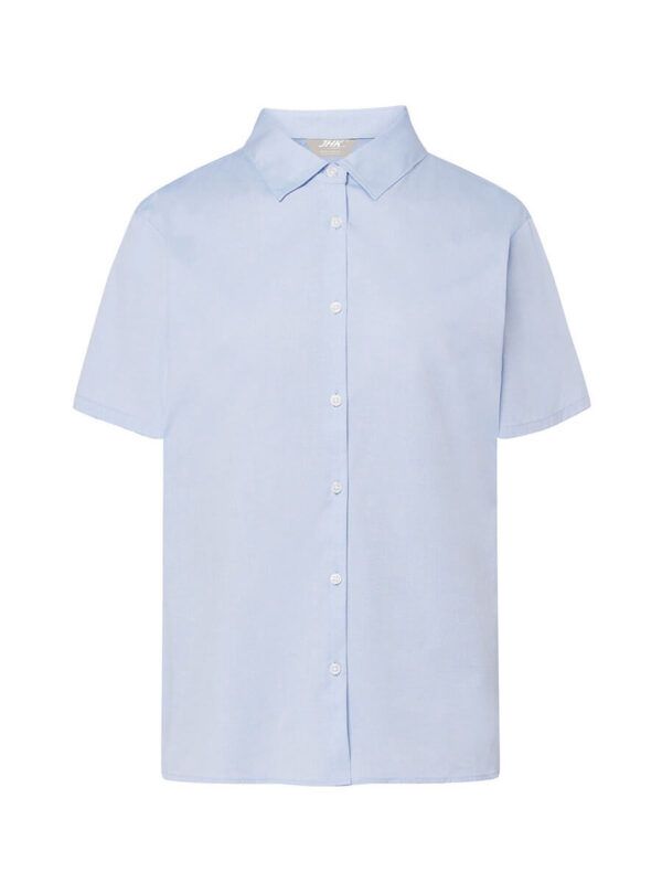 Camicia donna manica corta oxford - Sky blue - taglia 2xl