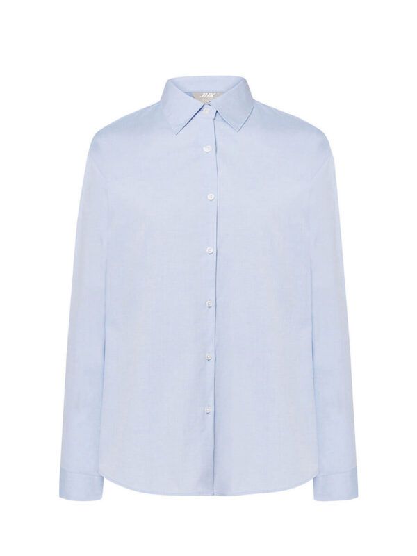 Camicia donna manica lunga oxford - Sky blue - taglia 2xl