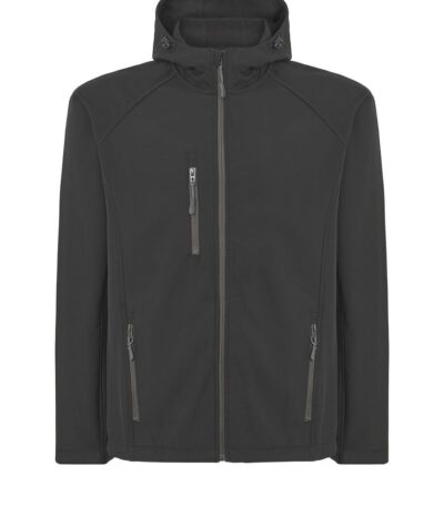 Softshell uomo con cappuccio - Black - taglia Xl
