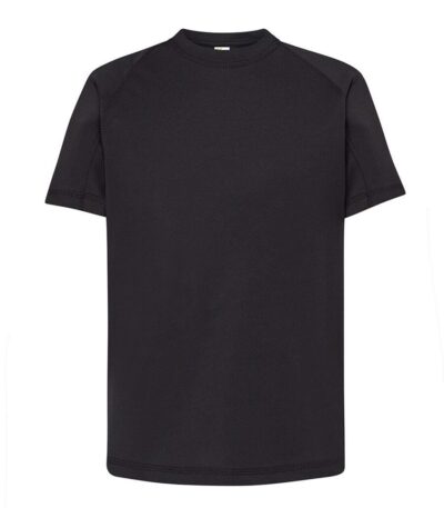 T-shirt bambino manica corta sport - Black - taglia 9/11
