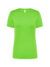 T-shirt donna manica corta sport - Lime fluor - taglia 2xl
