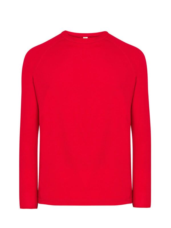 T-shirt uomo manica lunga sport - Red - taglia 2xl