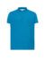 Polo uomo manica corta sport pique - Aqua - taglia 2xl