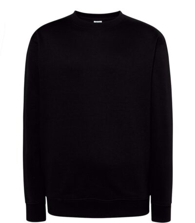 Felpa uomo girocollo cvc - Black - taglia 2xl