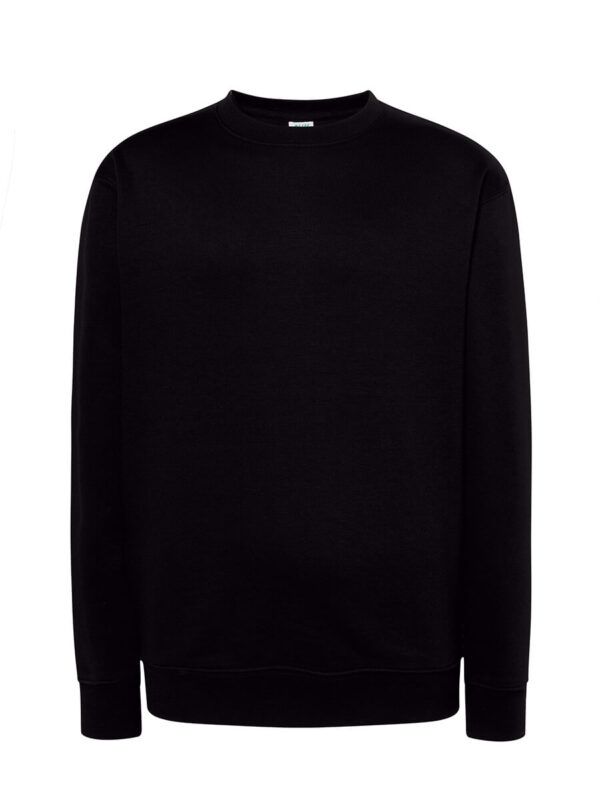 Felpa uomo girocollo cvc - Black - taglia 2xl