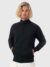 Felpa unisex zip intera leggera french terry