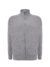 Felpa unisex zip intera leggera french terry - Grey melange - taglia 2xl