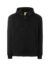 Felpa unisex cappuccio e zip organic fuji - Black - taglia 2xl