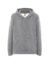 Felpa unisex cappuccio e zip organic fuji - Grey melange - taglia 2xl