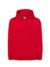 Felpa uomo cappuccio leggera french terry - Red - taglia 2xl