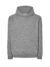 Felpa uomo cappuccio oversize - Grey melange - taglia 2xl