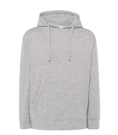 Felpa unisex cappuccio ocean - Ash melange - taglia 2xl