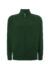 Felpa unisex zip intera premium - Bottle green - taglia 2xl