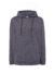 Felpa uomo cappuccio premium - Denim heather - taglia 2xl