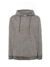 Felpa uomo cappuccio premium - Grey melange - taglia 2xl