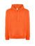 Felpa uomo cappuccio premium - Orange fluor - taglia 2xl