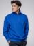 Felpa unisex mezza zip premium