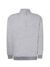Felpa unisex mezza zip premium - Ash - taglia 2xl