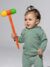 Felpa baby cappuccio e zip leggera french terry