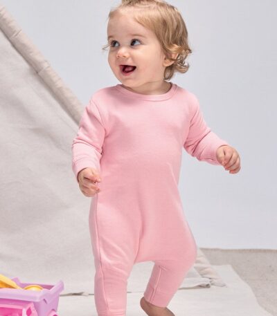 Pagliaccetto baby manica lunga felpa leggera french terry